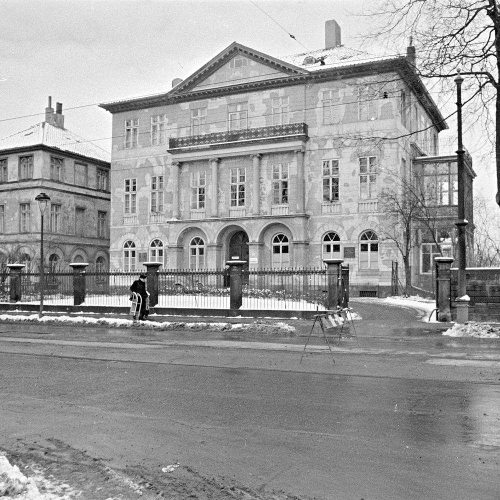 Hannover: Laveshaus am Friedrichswall. Foto von Wilhelm Hauschild, 1955. HAZ-Hauschild-Archiv im Historischen Museum Hannover.