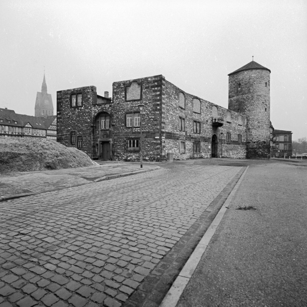 Hannover: Ruine des ehemaligen Leihamtes, 1960. Foto von Wilhelm Hauschild. HAZ-Hauschild-Archiv, Historisches Museum Hannover