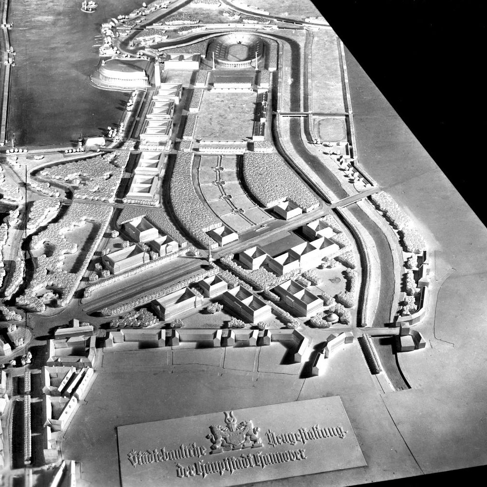 Hannover: Pläne zur Neugestaltung der Gauhauptstadt, Stand Oktober 1939. Bildarchiv Historisches Museum Hannover