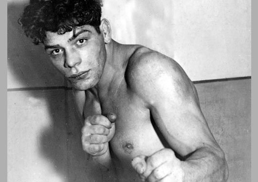 Johann Trollmann pictured in boxer stance, 1931. Copyright Manuel Trollmann