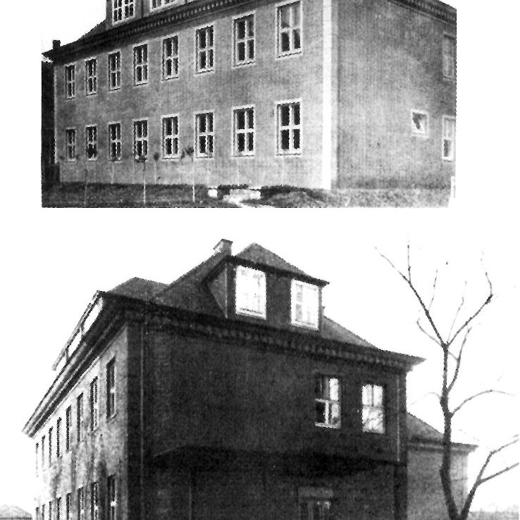Hannover: Israelitischer Kinderhort, Ohestraße 9, 1913-1914. Auftraggeber: Alexander und Fanny Simon'sche Stiftung zu Hannover. Entwurf von Heinrich Tessenow. Foto aus: Marco De Michelis, Heinrich Tessenow 1876-1950. Das architektonische Gesamtwerk. Stuttgart 1991