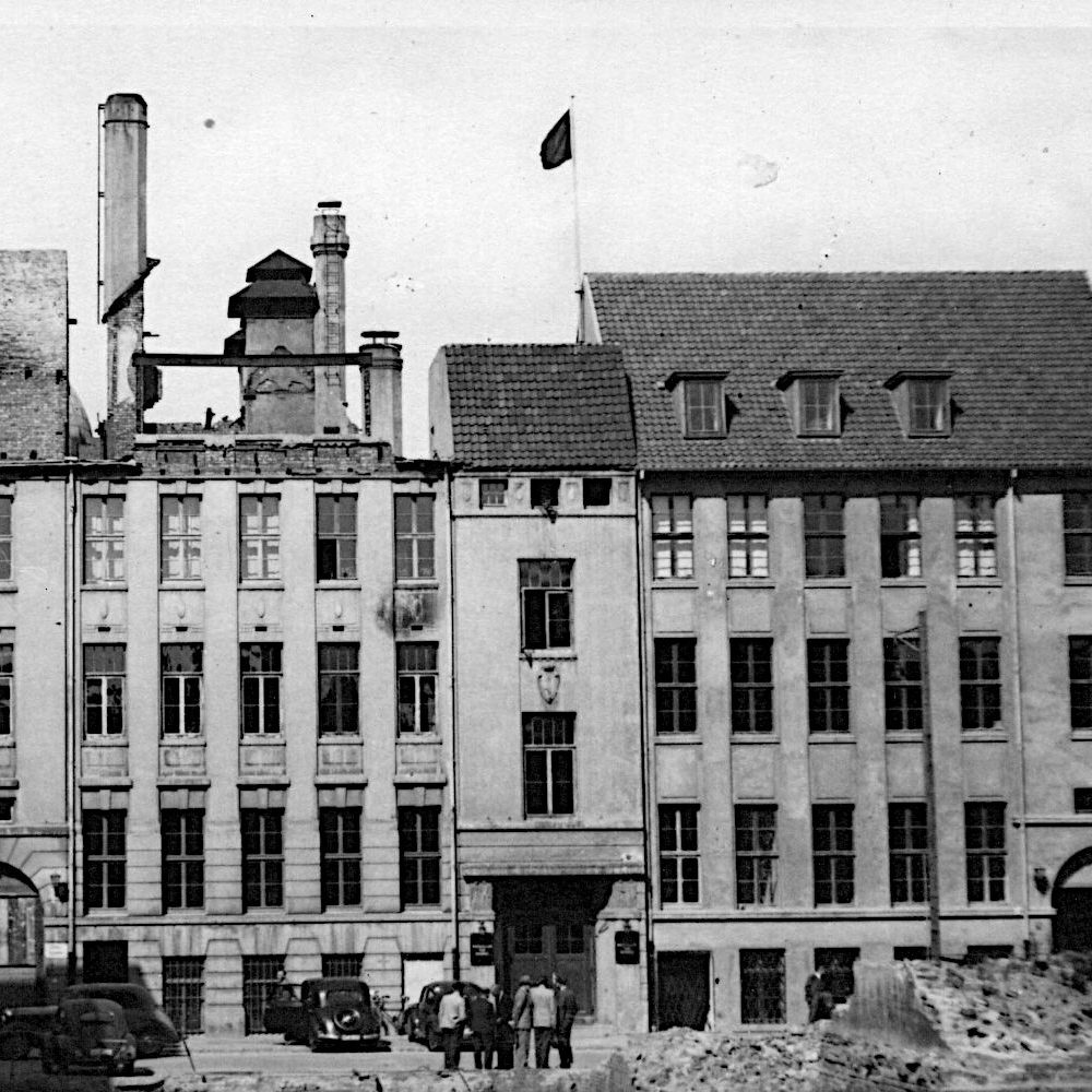 Hanover, Odeonstrasse 15/16, ca. 1946: Initial headquarters of the post-war SPD party executive. Archive of Social Democracy, 6/FOTB002256